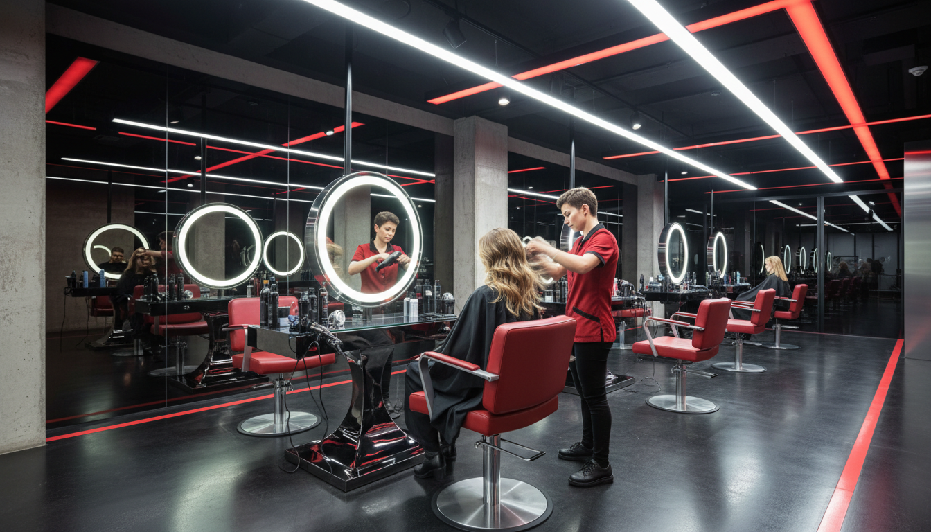 Nowoczesna kolekcja profesjonalnych kosmetykow fryzjerskich